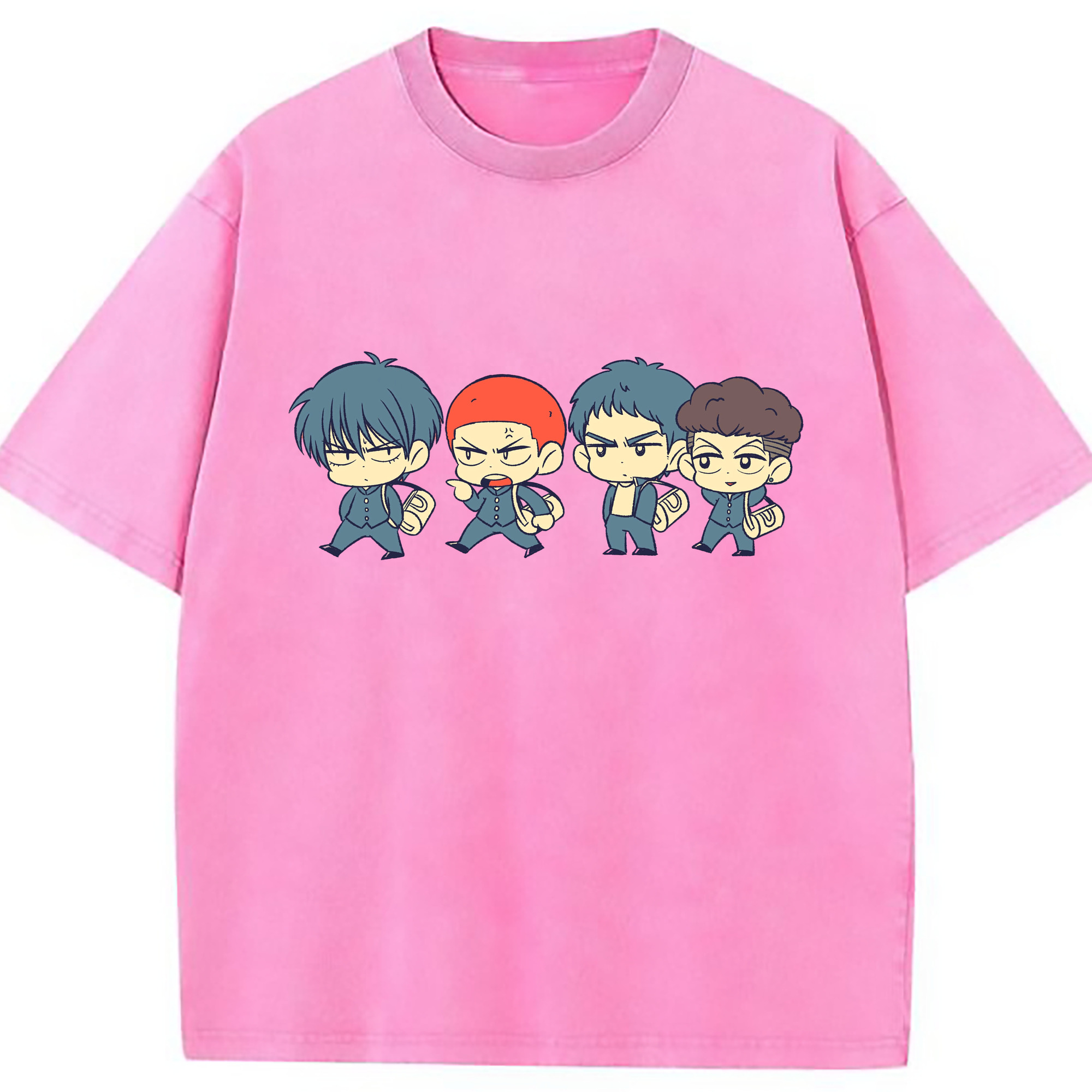 （画像用） SLAM DUNK／スラムダンク 綿100% ヴィンテージ風 半袖Tシャツ（フロントプリント）